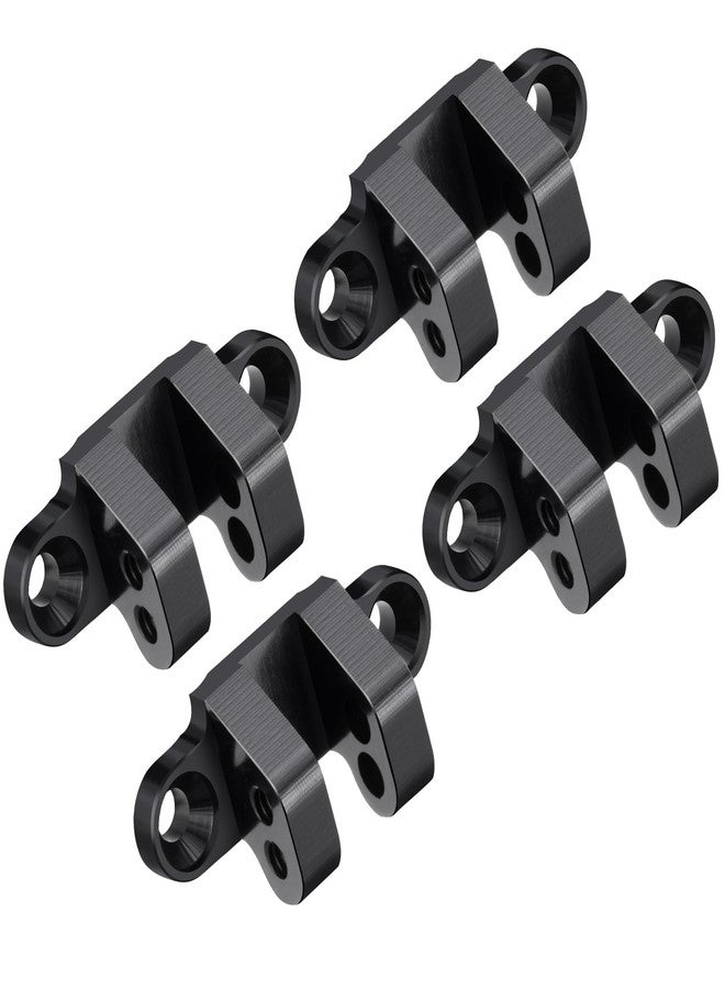 MORFUM 4PCS RC Adjustable Aluminum Alloy Lower Shock Absorber Mount Bracket Compatible with LOSI 1/18 Mini LMT 4X4 Brushed Monster Truck RTR Suspension Link Lower Mount Set Upgrade Parts - Image 5